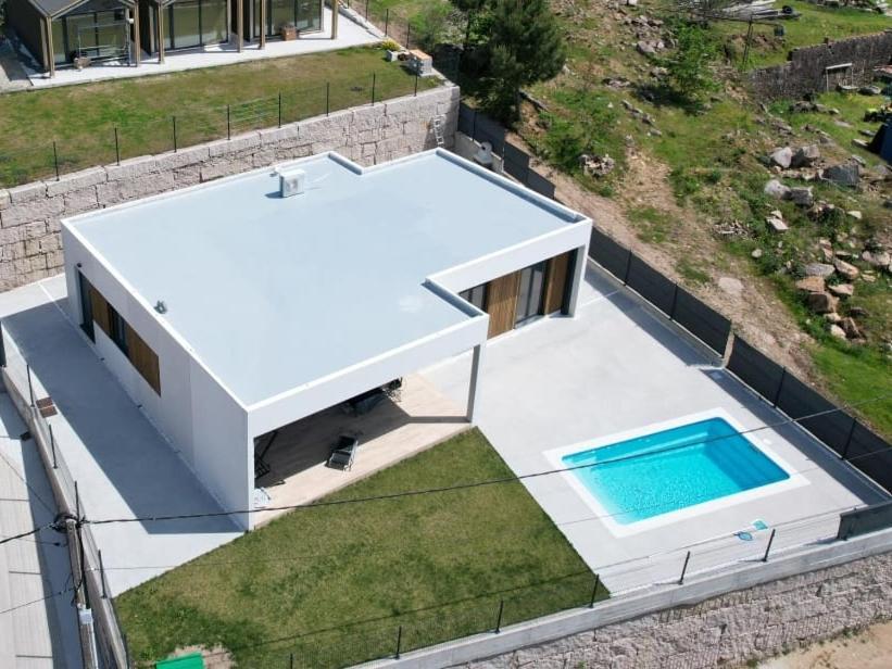 Casa Os Balcons Ria De Arousa Boiro Bagian luar foto