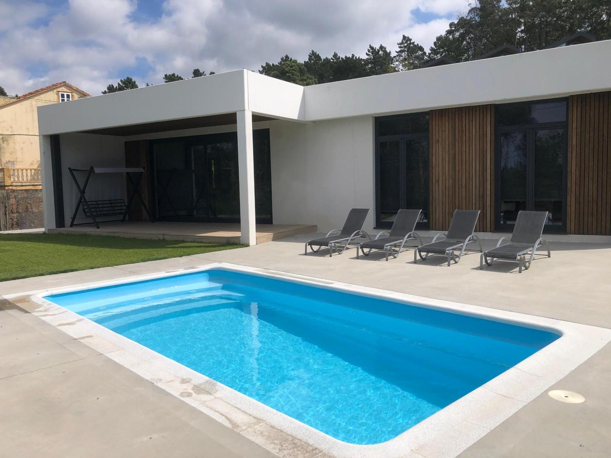 Casa Os Balcons Ria De Arousa Boiro Bagian luar foto